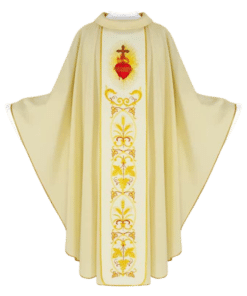 Casula Bordada Coração de Jesus