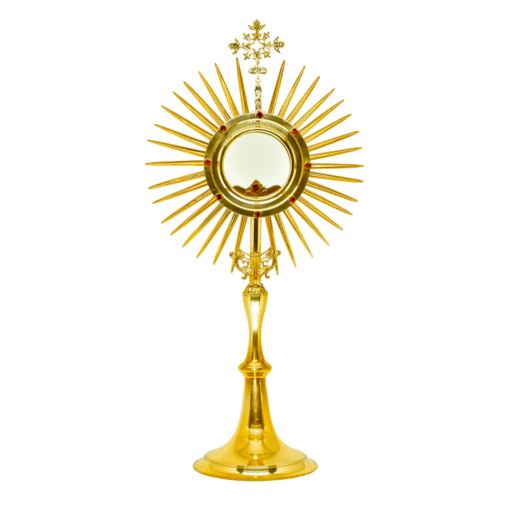 Ostensório Raio Simples Dourado F399B