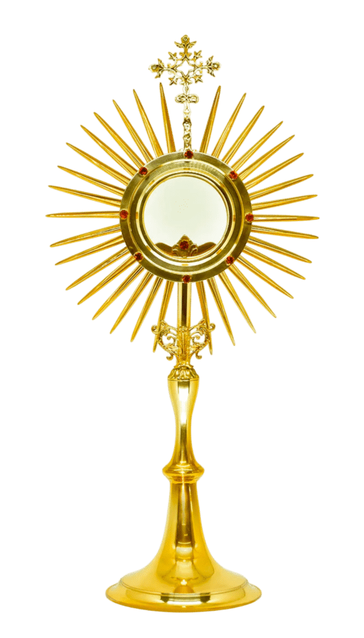 Ostensório Raio Simples Dourado F399B - Imagem 2