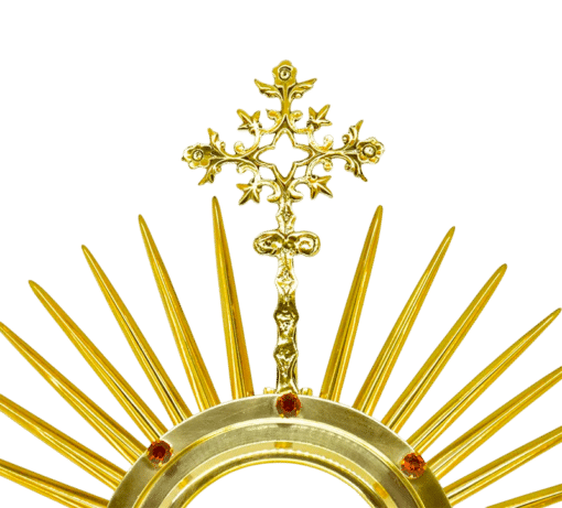 Ostensório Raio Simples Dourado F399B - Imagem 4