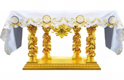 Toalha Bordada Eucaristia - 3 x 1,5 m