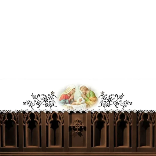 Toalha de Altar Sagrada Família - 4 x 1,5 m - Imagem 3