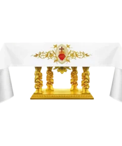 Toalha Bordada Sagrado Coração - 4 x 1,5 m