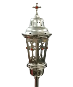 Lanterna Procissão mod 02 prata