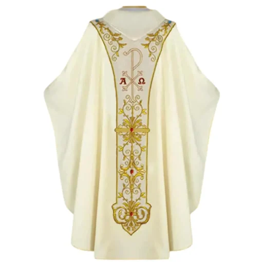 Casula Cristo Rei Branca mod2 - Imagem 3