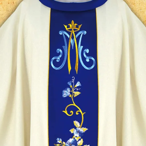 Casula Mariana Flor de Liz - Imagem 2