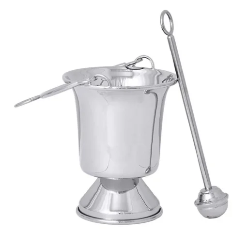 Caldeira Niquelada com Aspersório 6001 350ml - Imagem 3
