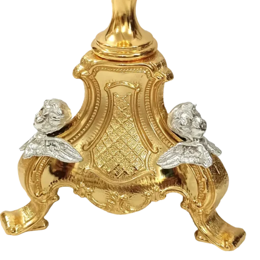 Castiçal c18 ouro - Imagem 2