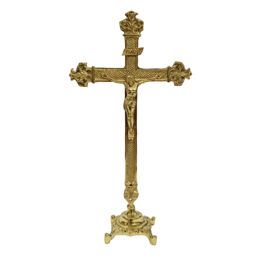 Castiçal 01 - Cruz de altar