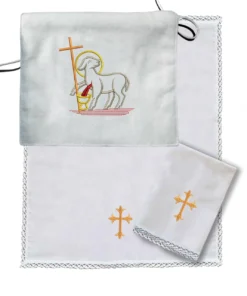 Bolsa Viático Bordada Cordeiro