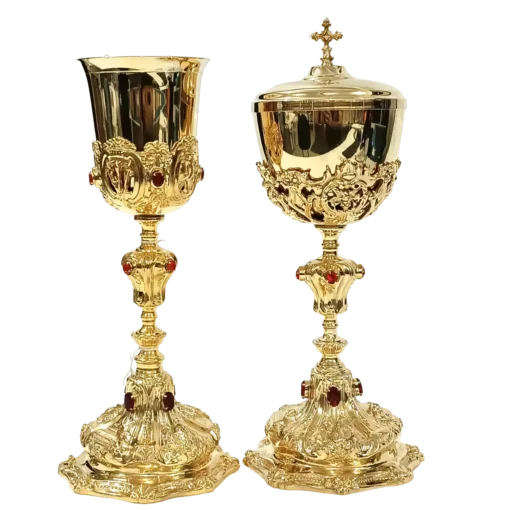 Conjunto Âmbula e Cálice Barroco 2 - Imagem 2