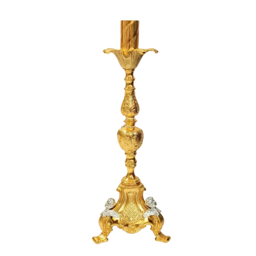 Castiçal c18 ouro