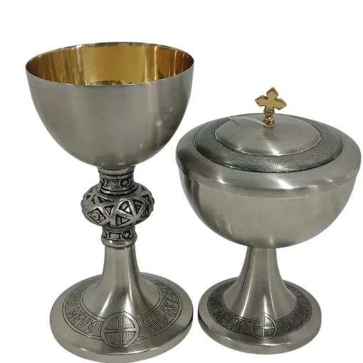 Conjunto Âmbula e Cálice “Sanguis Meus” – baixa - Imagem 2