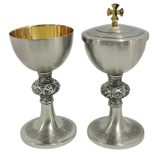 Conjunto Âmbula e Cálice “Sanguis Meus” – Alto