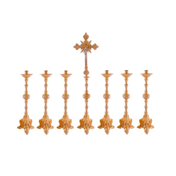 Castiçal c06 – 7 peças vela de altar 00 1