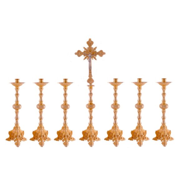 Castiçal c06 – 7 peças vela de altar 00