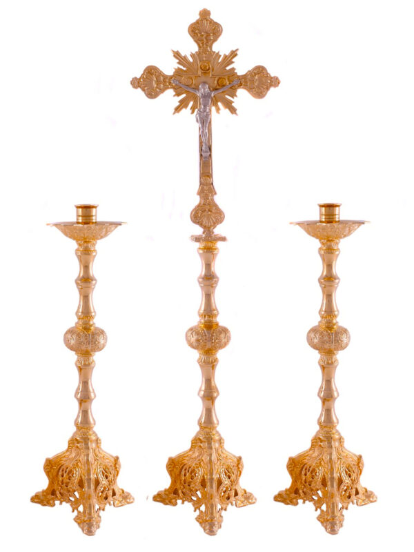 Castiçal c06 – 7 peças vela de altar 01