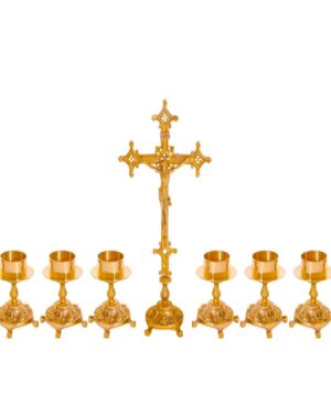 Castiçal c12 – 7 peças vela de altar 1