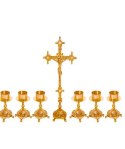 Castiçal c12 – 7 peças vela de altar