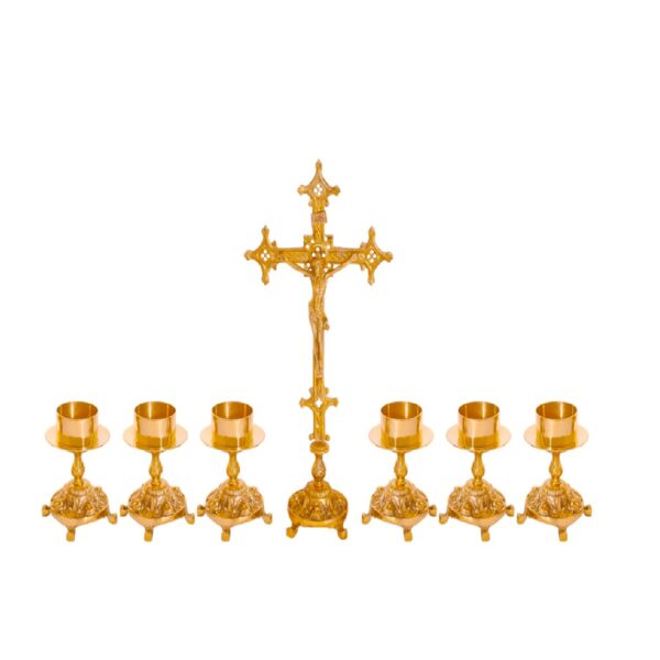 Castiçal c12 – 7 peças vela de altar