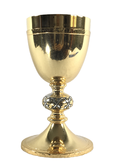 Calice Feitos De Latao Dourado Martelado Fabrica De Hostias
