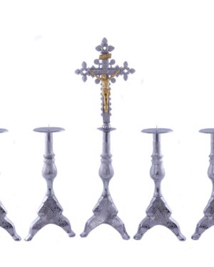 Castiçal c 140 – 7 peças vela de altar 7cm 1