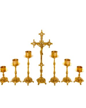 Castiçal c05 – 7 peças vela de altar 1 1