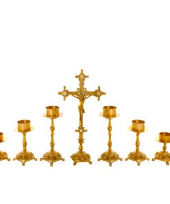 Castiçal c05 – 7 peças vela de altar 1