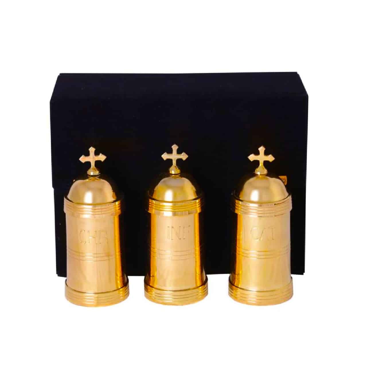 Santos Óleos so03 Dourado com 3 Fábrica de Hóstias