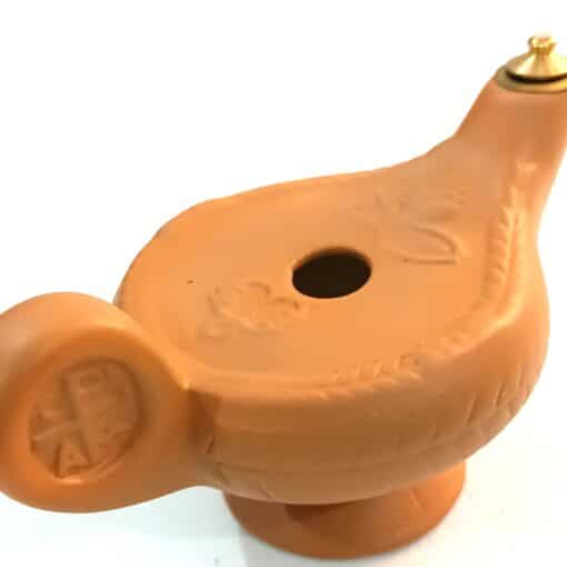 Lamparina de Porcelana Terracota - Imagem 2