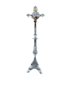 Castiçal c11 Menor - Cruz Prata