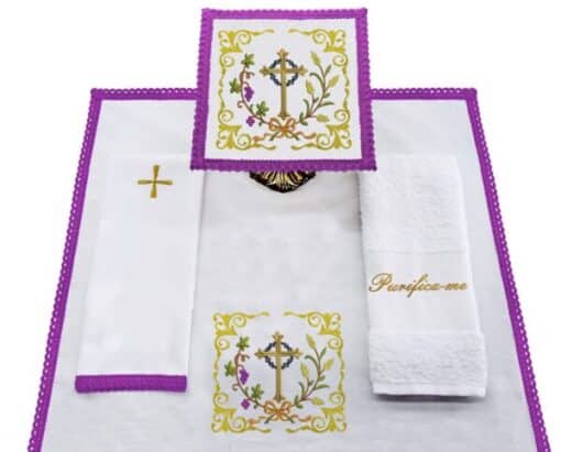 Conjunto de Alfaia Cruz Roxa