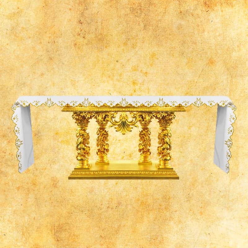 toalha de mesa bordada”Série Ouro N3”