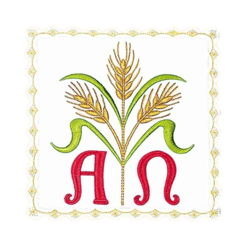 Pala Bordada mod 4 (branco)