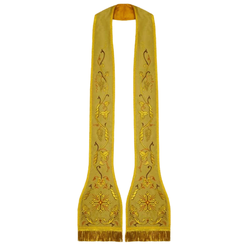 Estola Romana Bordada mod 02 (Dourada)