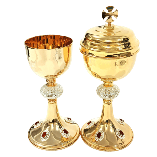 Conjunto Âmbula e Cálice Filigrana