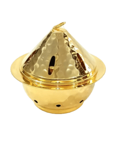 Incensário dourado