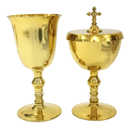 Conjunto âmbula e Cálice 1101 dourado - Imagem 2