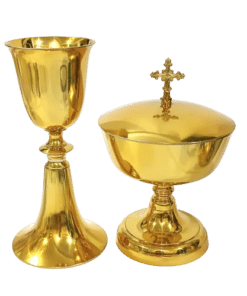 Conjunto âmbula e Cálice 1102 dourado