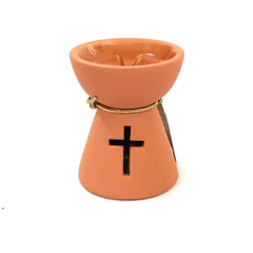 Incensário Cerâmica - Terracota