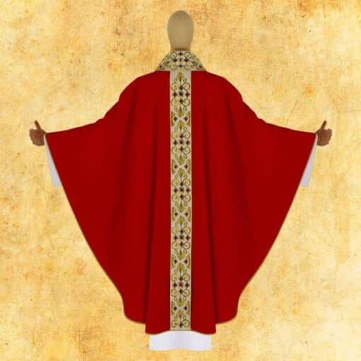 Casula "Te Deum" Vermelha - Imagem 2