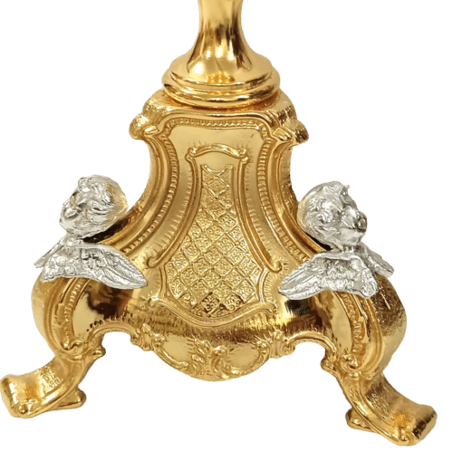Castiçal c18 ouro - Imagem 2