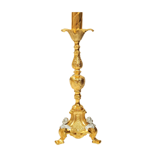Castiçal c18 ouro