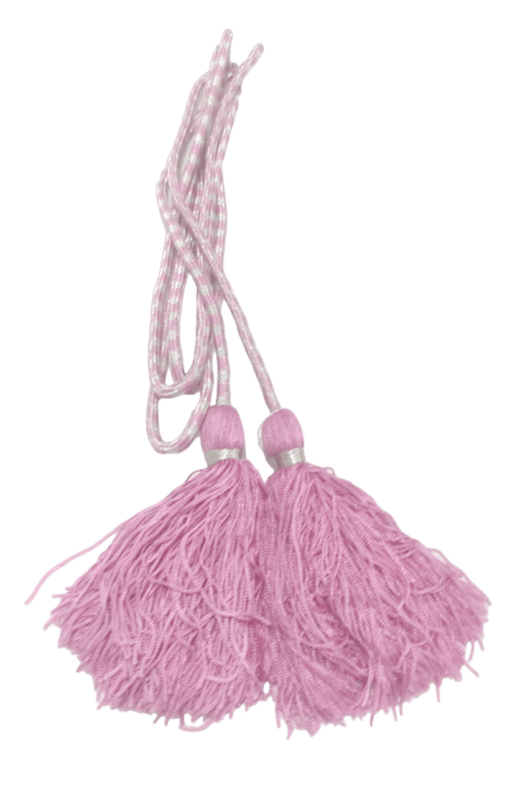 Cíngulo Italiano Rosa com Dourado