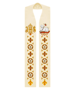 Estola Bordada "Cordeiro de Deus"