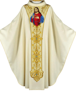 Casula Bordada Coração de Jesus
