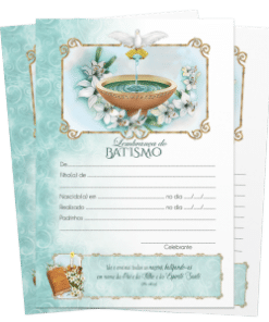 Lembrança Batismo L01 - 30 unidades
