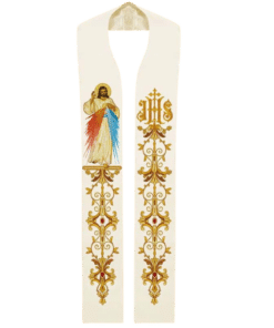 Estola Bordada "Jesus eu confio em ti"