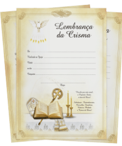 Lembrança Crisma - 30 unidades