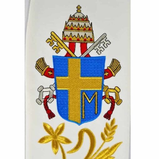 Estola Bordada “São João Paulo II" - Imagem 4
